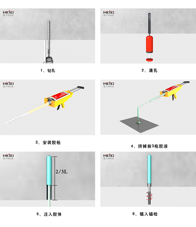 您還可以聯(lián)系曼卡特索取3D植筋施工視頻，兩分鐘學(xué)會(huì)植筋技術(shù)！